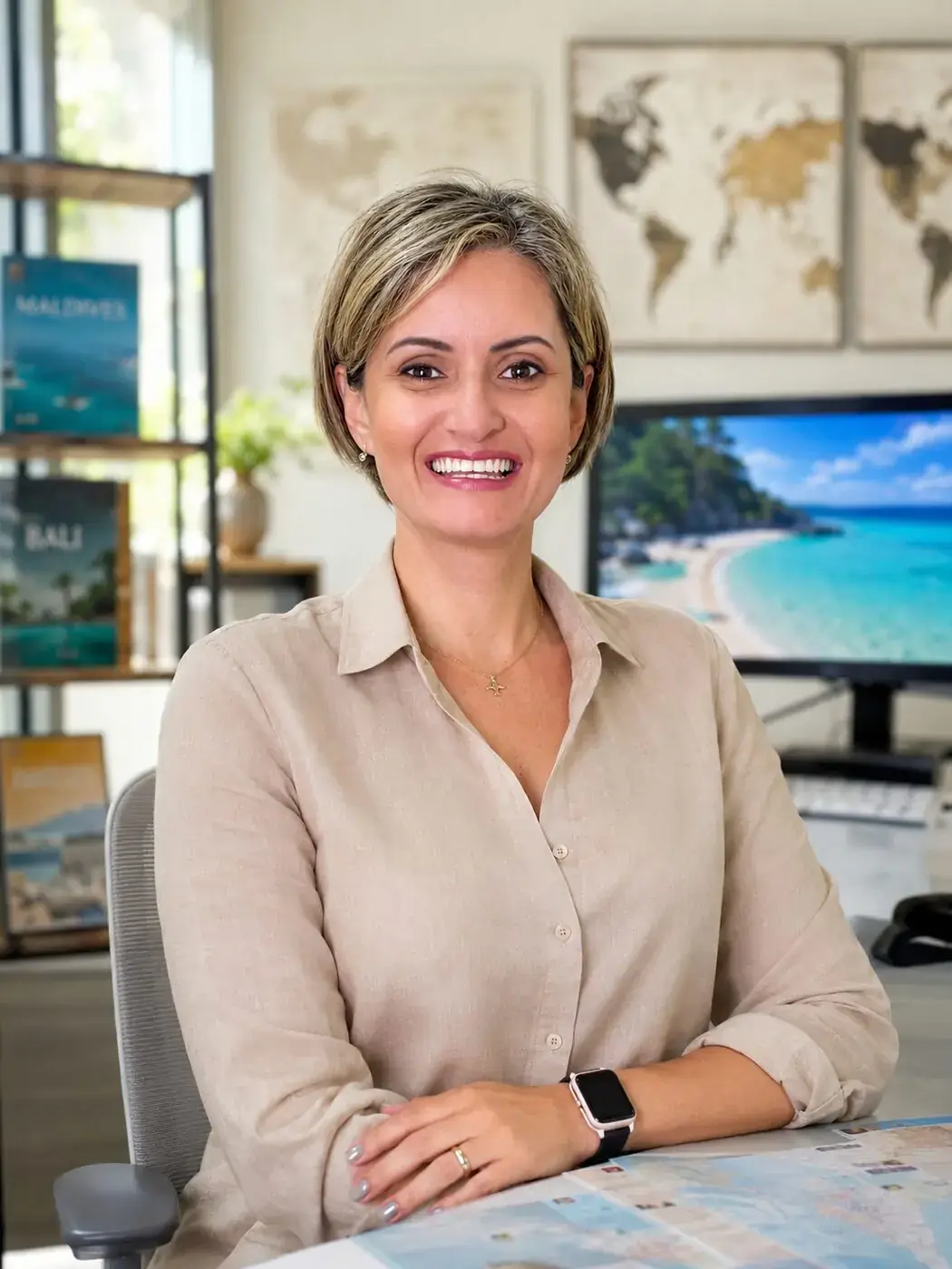 Aline Reina em Cartagena, Colômbia